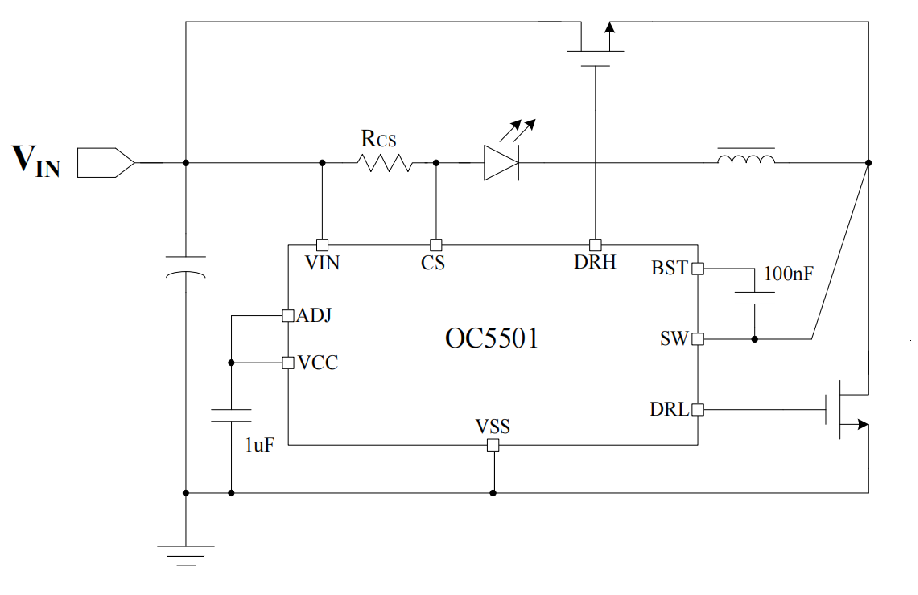 同步降压LED DRIVER DC-DC降压恒流系列